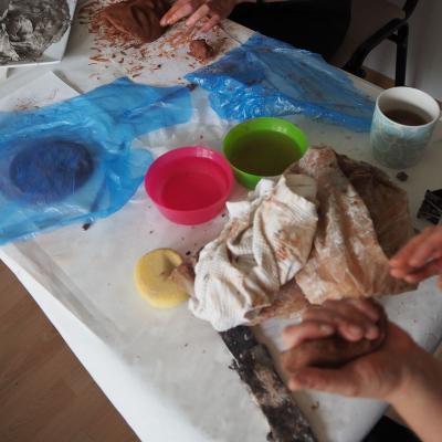 Clay classes within the Cultural Education Project.